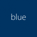 blue