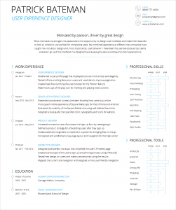 Light Resume: Easy on the Eyes and Your Printer